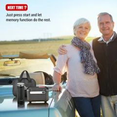 Outdoor Travel Digital Display Portable Air Compressor Tire Inflator - Image 2