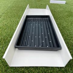 Hydroponics Greenhouse Fodder Gutter Channel Tray Growing System Container - Image 2