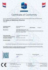 CE- KM150 220 260 certificate from TYSIM Piling Equipment Co., Ltd.