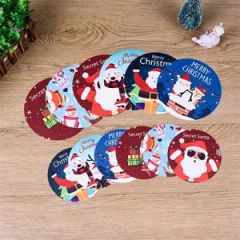 Custom Blank Round Promotion Coaster Mat Sublimation Neoprene Car Coasters - Image 2