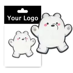 Factory Price Custom Logo Cute Hanging Car Paper Air Freshener - Image 1