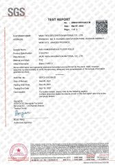 Antibacterial certificate from Wuxi Tefa Decoration Material Co., Ltd.