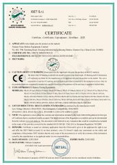 CE of Battery Tester certificate from Xiamen Tmax Battery Equipments Limited