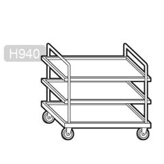 Hotel Food Service Trolley/Dining Service Cart/Restaurant Kitchen Equipment - Image 3