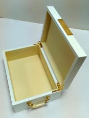 White Matt Jewelry/Storage Wooden Box - Image 4