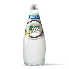 Coconut milk drink 290ml glass bottle Weight 0.29 Kg Origin Thailand Net Weight 290ml Packaging Bottle Shelf Life 18 - Image 1