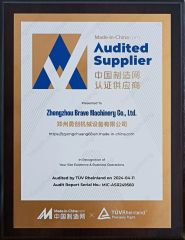 TUV Certification certificate from Zhengzhou Brave Machinery Co., Ltd.