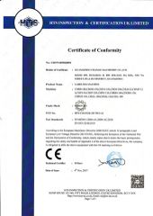 CE certificate of labeling machine certificate of Guangzhou Change Machinery Co., Ltd. – certificate photo, supplier certificates section
