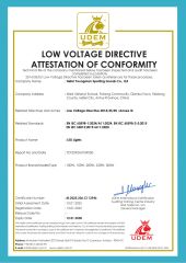 UDEM Certificate for LED Lights certificate from Hefei Youngman Sporting Goods Co., Ltd.