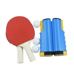 Portable Table Tennis Racket Set with Net - Image 3