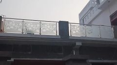 Stainless Steel SS Glass Railing For Home Position Stairs Usage/Application Home Glass Type Tempered Glass Coating Hpl Aluminum - Image 5