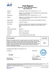 Certificate of Compliance certificate from Guangzhou Yuntu Tent Technology Co., Ltd.