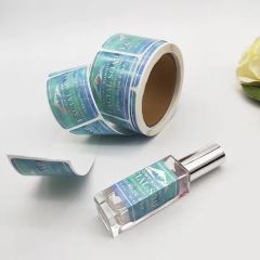Custom Holographic Sticker Labels Cosmetic Bottle Labels Shape Round Origin China Pack Style Roll HS Code 3926909090 Trademark Sinicline - Image 5