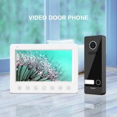 CVBS Home Security 7 Inches Video Door Phone Interphone Doorbell - Image 1