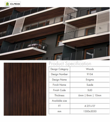 Exterior Wall Claddings Lifespan 12 Years Fire Retardant Fire Retardant Anti-dust Properties Anti-dust Technology Used Gle - Image 3