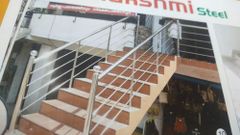 Stainless Steel Staircase Railing Steel Grade SS304 Rail Height 900 mm Material Grade SS 304 Railing Type Baluster Glass Thickness 10 - Image 3