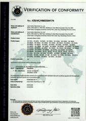 CE CERTIFICATE certificate from Jinan Darko Machinery Co., Ltd