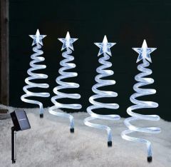 Solar Lawn Stake Lights Snowflake 8Modes Warm White LED Cartoon Touch Control ABS MOQ100 15D - Image 4