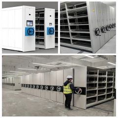Library Shelving Systems Australia Archive Management Shelving Systems Smart Inventory Shelves Movable High - Density Storage Rack System Manual Mobile Shelvin - Image 5