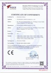 Ce certificated for sunglasses certificate from Guangzhou USOM Glasses Co., Ltd.