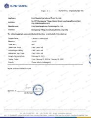 Children's crawling mat EN71 certified certificate from Linyi Suzaku International Trade Co., Ltd.
