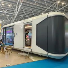 Compact Prefab Tiny Home 18sqm Capsule Pod Portable Waterproof CE RoHS Certified Hotel Villa Resort Living Working Kitchen Bath - Shandong Mars Cabin Technology Co., Ltd.