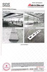 SGS3 certificate from Tianjin Great Metal Processing Co., Ltd.
