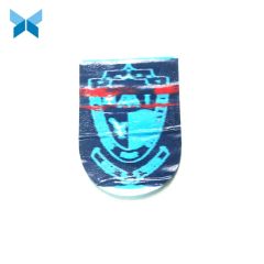 Bordure Blue Border Woven Badge Accessory for Garments MOQ 1000PCS Supply Large Size Customized Material Non-Woven HS Code - Image 3