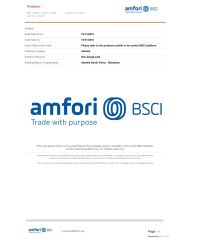 We are a Bamboo Factory with BSCI certificate of XIAMEN TWO CITY IMP AND EXP CO., LTD. – certificate photo, supplier certificates section