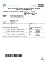 SGS Certificate certificate from Shenzhen Sailing Paper Co., Ltd.