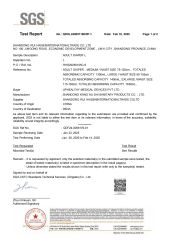 sgs certificate from Shandong Rui Haisen International Trade Co., Ltd.