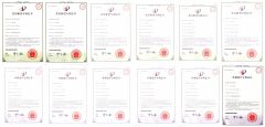 Patent certificate from Shandong Longze Machinery Co., Ltd.