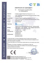 Optical Receiver CE-EMC certificate from Hangzhou Fullwell Optoelectronic Equipment Co., Ltd.