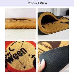 Coco Coir Door Mat with Heavy Duty Backing Seater All Origin China Trademark OEM Condition New Color Customized Suitable for All - Image 3