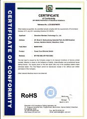 ROHS POE Switch certificate from Shenzhen Longxing Industrial Co., Ltd.