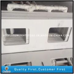 Engineered Artificial White Quartz Stone for Kitchen Countertops - Image 4