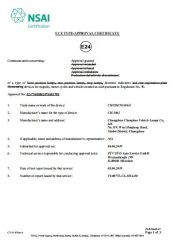 EMARK certificate from Hangzhou Linker Motorcycle Parts Co., Ltd.