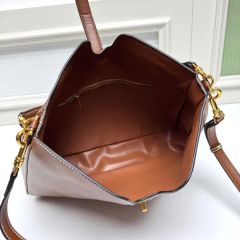 Womens Autumn Small Bag Color Matching Drawstring Shoulder Messenger Bag - Image 6