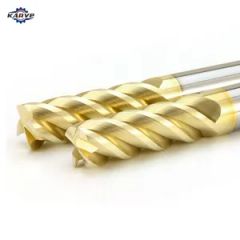 CNC Machining Tools Titanium Alloy Processing 4 Flute Solid Carbide End Mill Tools Milling Cutter - Chengdu Karve Precision Machinery Co., Ltd.