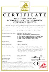Our certificates certificate from ZHEJIANG ALIGNED TECHNOLOGY CO., LTD.