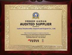 BV certificate from Laiwu Trustworthy Import and Export Co., Ltd.