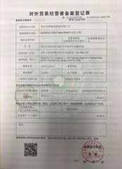 License Photo certificate from Suzhou Wido Machinery Co., Ltd.