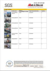 SGS certificate from Zhongshan JDL Metal Crafts Co., Ltd.