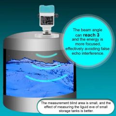 80GHz Non-Contact Radar Tank Level Transmitter Liquid Level Meter Radar Level Sensor Level Meter - Image 3
