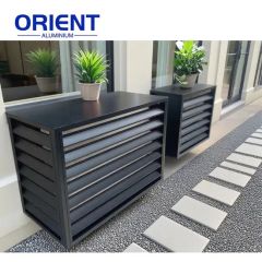 Building Material Powder Coating Outdoor Decorative AC Cover Aluminum Air Conditioner Cover - Image 5