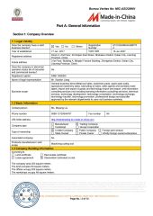 BV Certificate of Cutting Tool 3 certificate from Dalian Heshe Trading Co., Ltd.