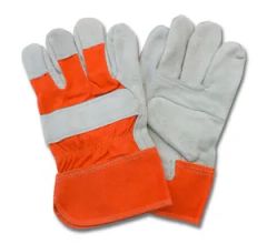 Split Cow Leather Work Gloves - Image 3