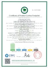 Carbon Footprint Certificate-Hand warmer certificate from Junten Keep-Warm Products (Kunshan) Co., Ltd.