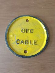 Cast Iron Cable Route Marker, For Fibre Optic Size 6 Color yellow Material Cast Iron Usage/Application Fibre Optic Country of Origin Made in - Image 1