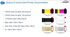 Color Ribbons for All Seaory S-Series Card Printers Model NO. YMCKO Trademark Seaory Usage Card Printer Structure Lamination - Image 2